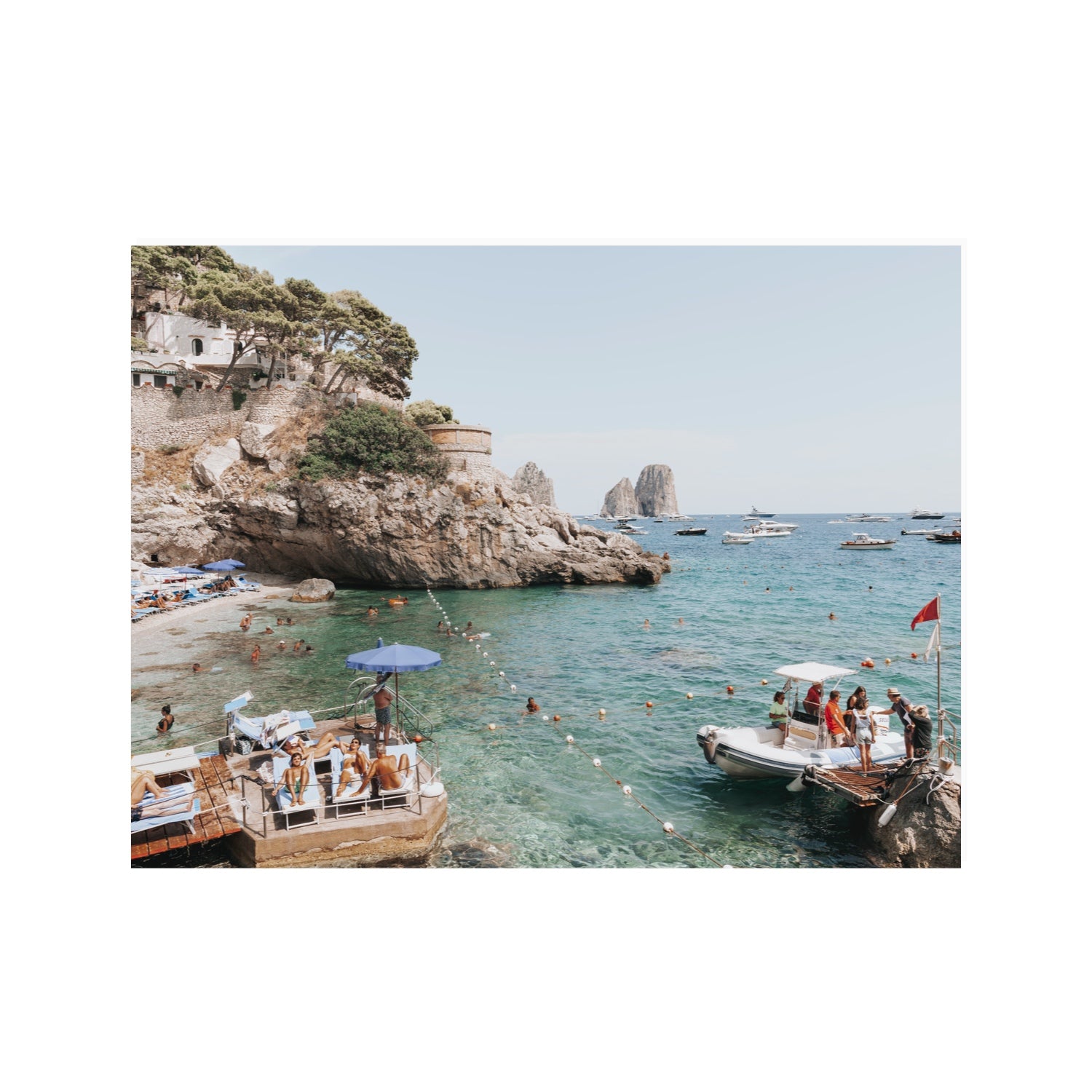 Torre Saracena fine art print, Capri, Italy, 30 x 40 in, Unframed, Fine Art Print