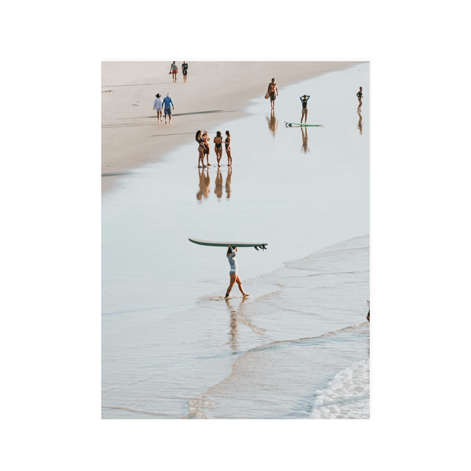 Bailey Byron Bay beach coastal decor wall art 30 x 40 in unframed fine art print
