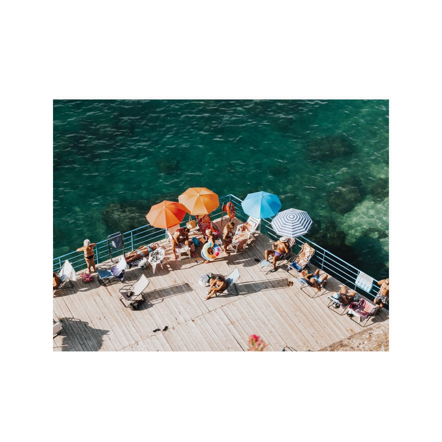 Il Dolce Far Niente Sorrento coastal wall art 30 x 40 in unframed fine art print