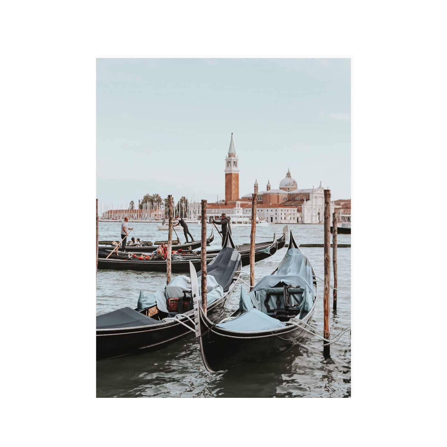 Italian Commute Venice Italian Mediterranean decor wall art 30 x 40 in unframed fine art print