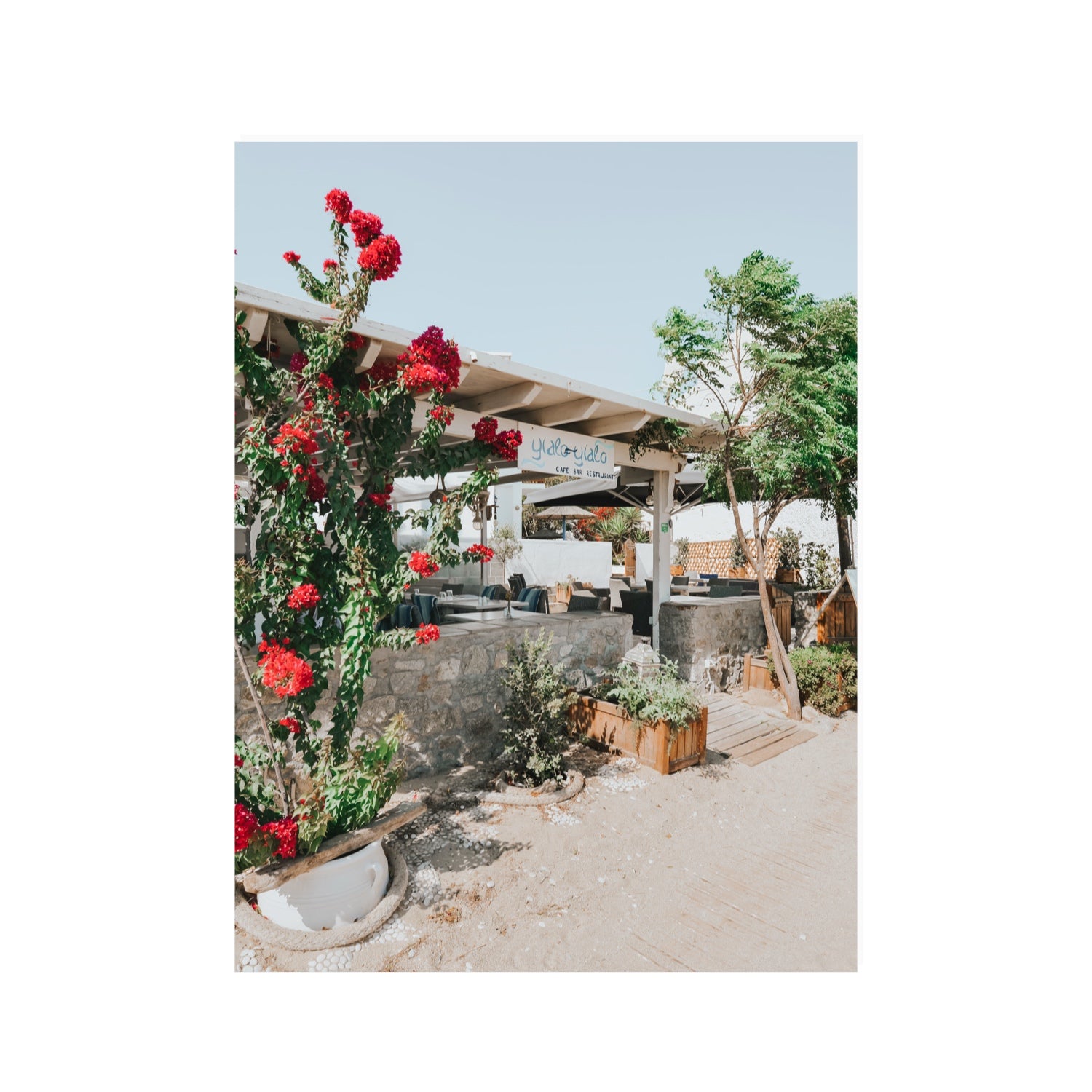 Yialo Yialo fine art print, Mykonos, Greece, 30 x 40 in, Unframed, Fine Art Print