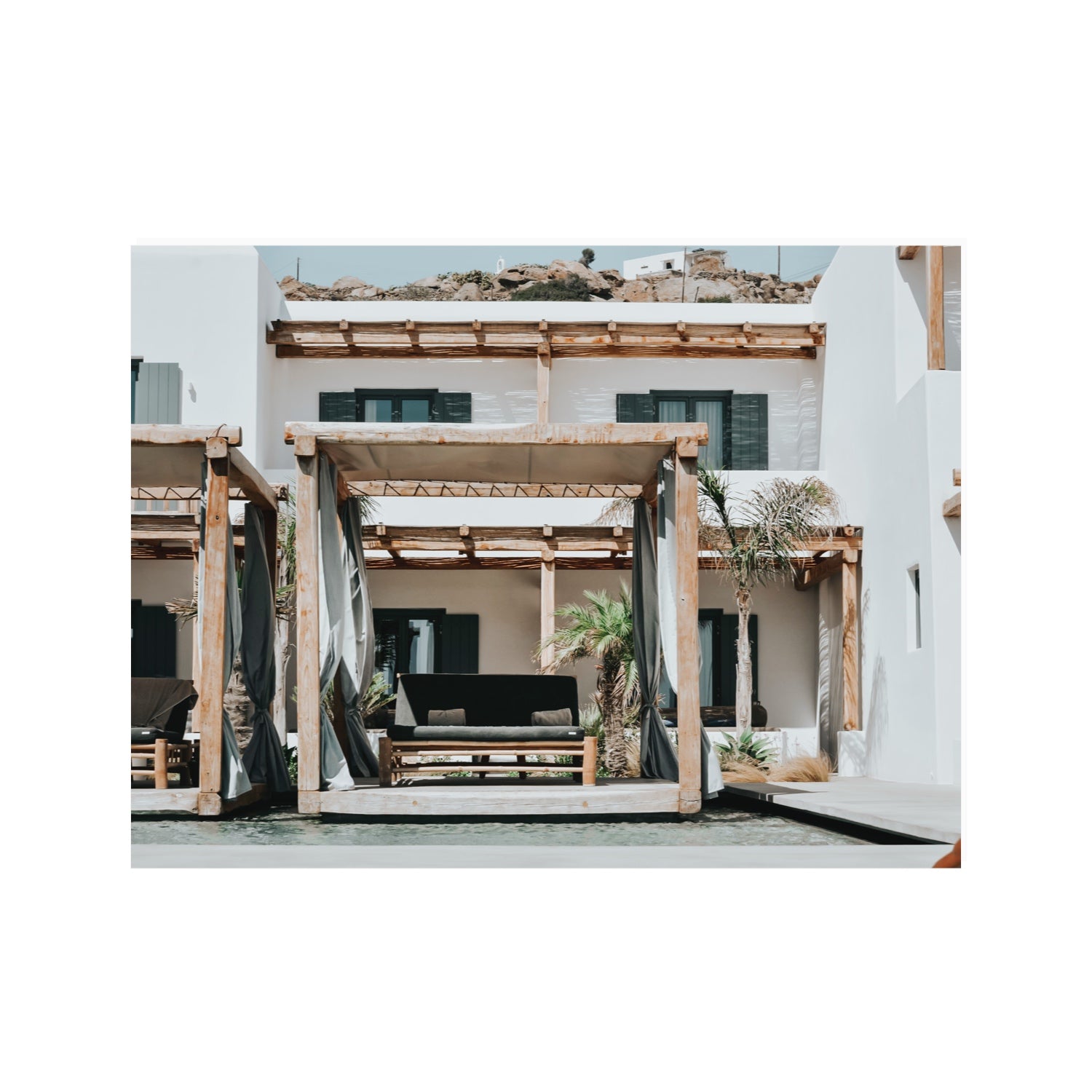 Dream Villa fine art print, Mykonos, Greece, 30 x 40 in, Unframed, Fine Art Print