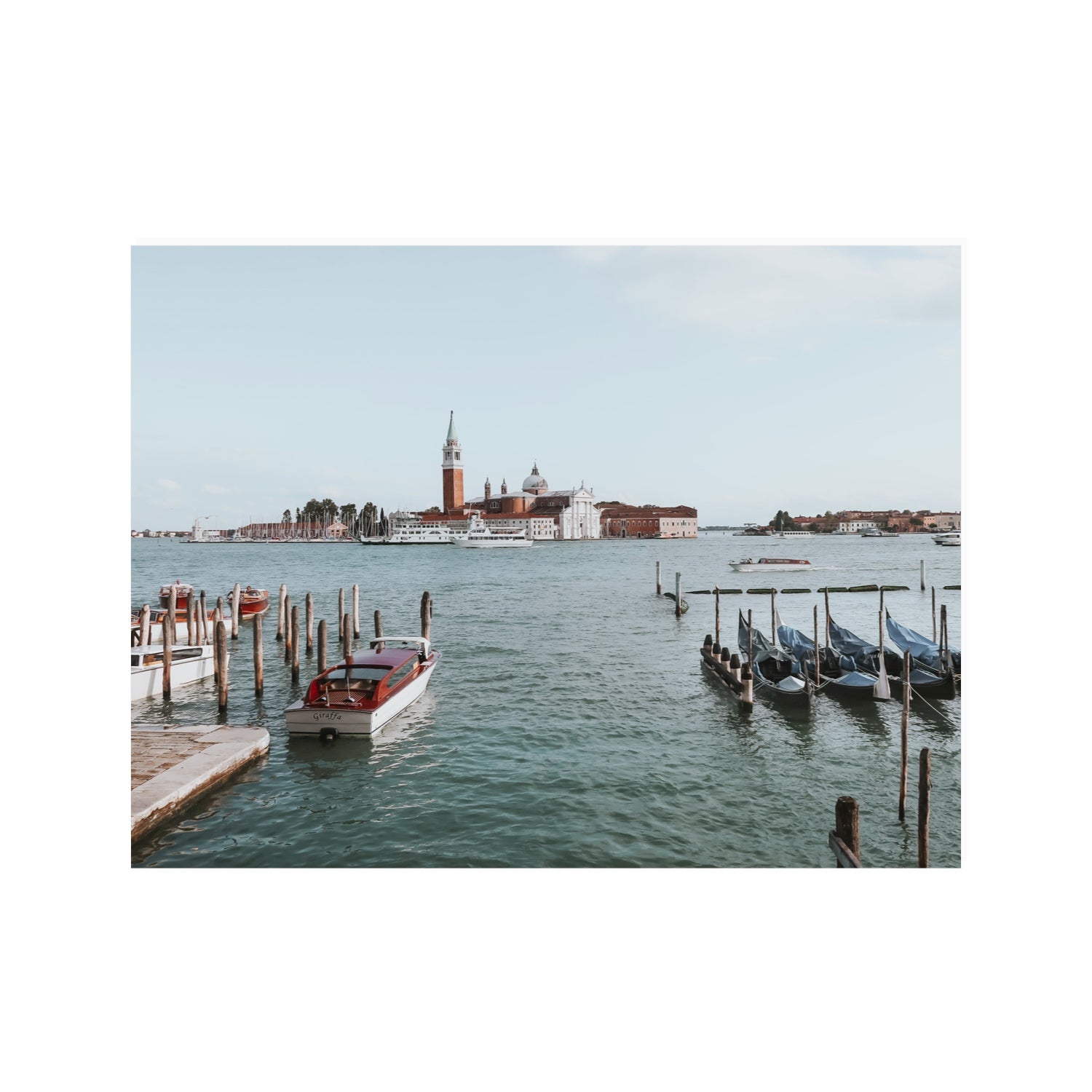 Venetian Waterscape Venice Italian art print 30 x 40 in unframed fine art print