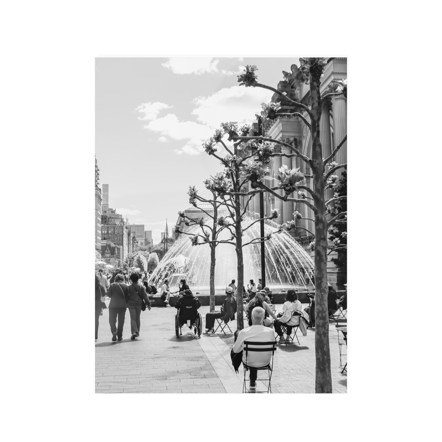 Luminary Noir New York NYC Black & White wall art 30 x 40 in unframed fine art print