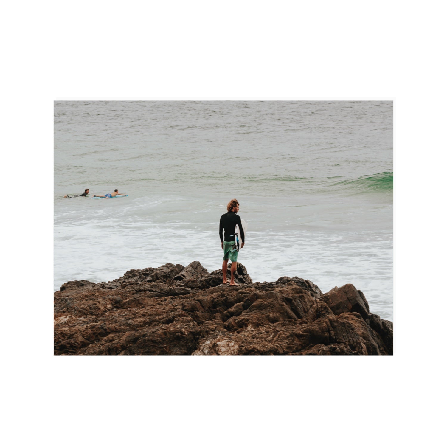 Let The Sea Set You Free Byron Bay Surf wall art 30 x 40 in unframed fine art print