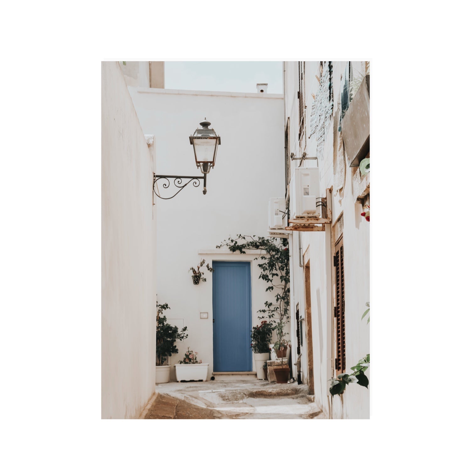 Entry Envy Puglia Ostuni wall art 30 x 40 in unframed fine art print